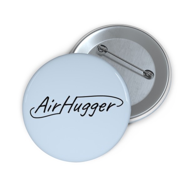 Airhugger Buttons - Blue Background